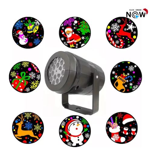 Glow Projector™- Proyector de luces navideñas 🎄