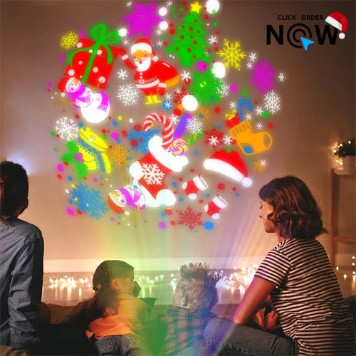 Glow Projector™- Proyector de luces navideñas 🎄