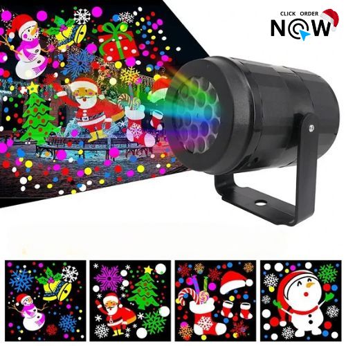 Glow Projector™- Proyector de luces navideñas 🎄